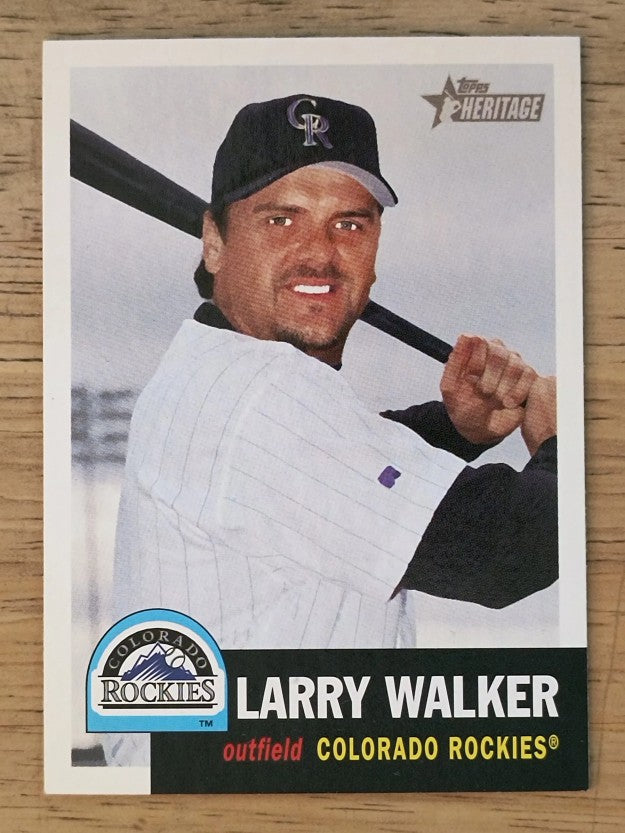 2002 Topps Heritage #19 Larry Walker