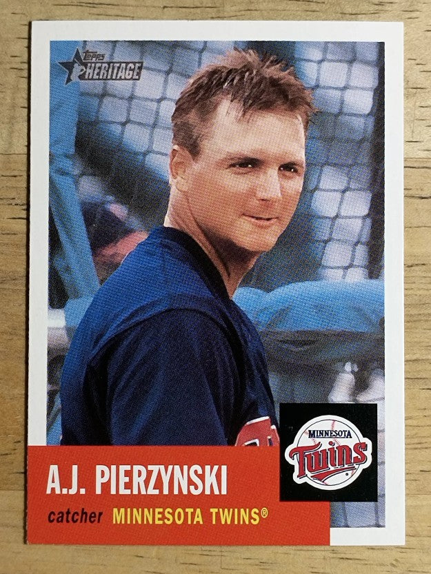2002 Topps Heritage #342 A.J. Pierzynski