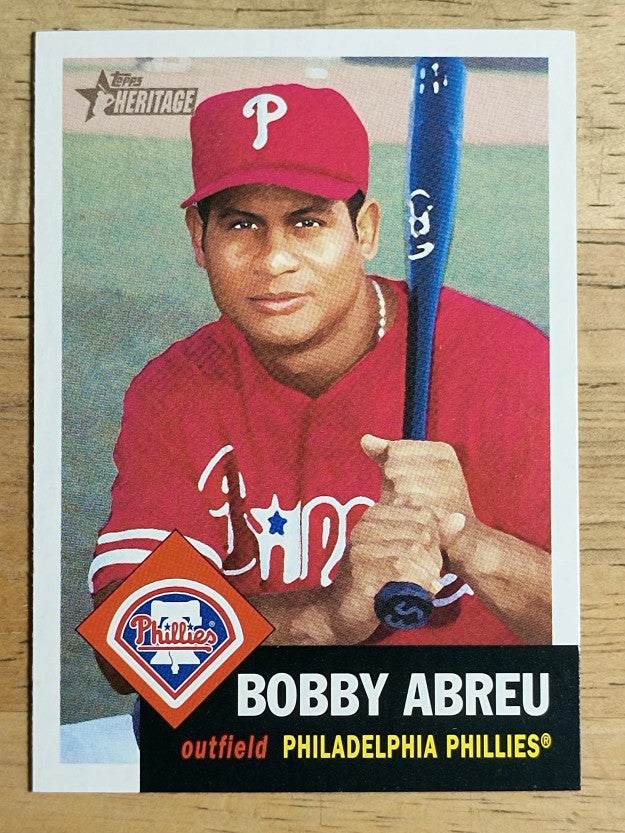 2002 Topps Heritage #224 Bobby Abreu
