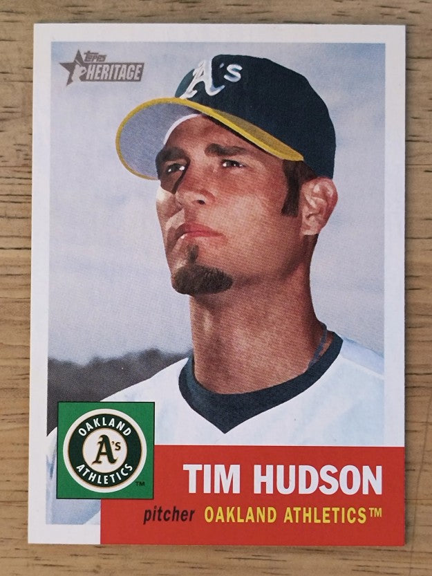 2002 Topps Heritage #15 Tim Hudson