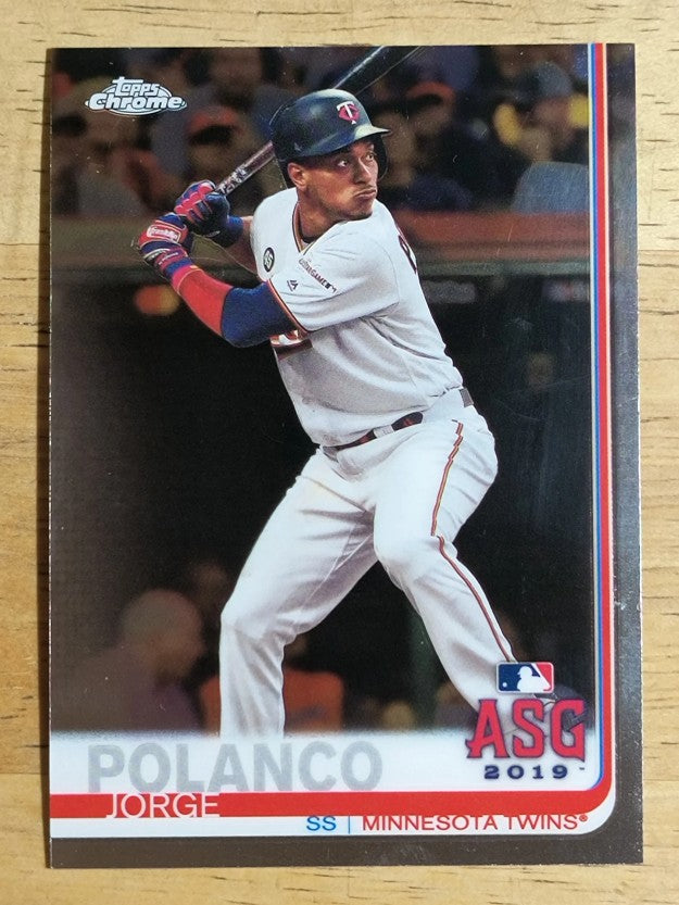 2019 Topps Chrome Update #74 Jorge Polanco AS