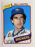 1980 Topps #303 Bill Castro (EXMT)