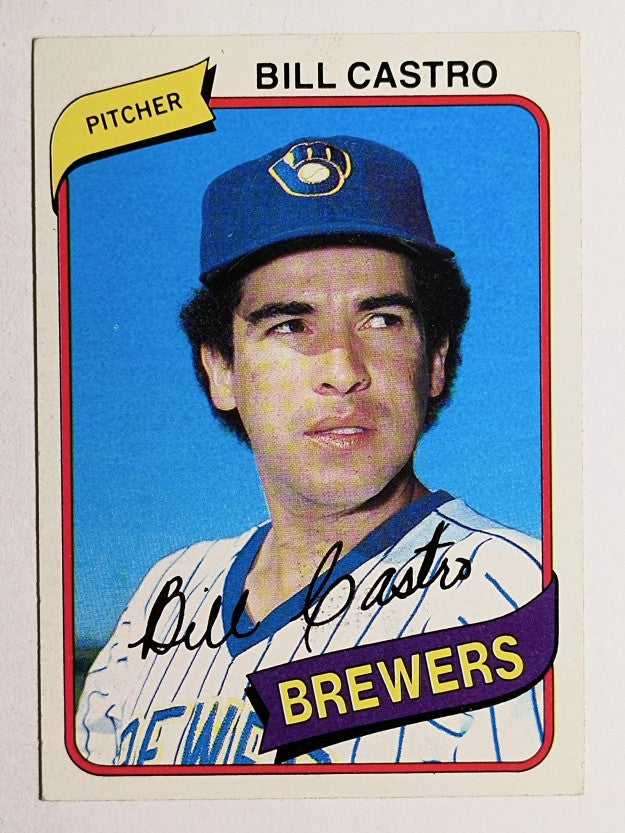 1980 Topps #303 Bill Castro (EXMT)