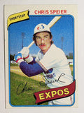 1980 Topps #319 Chris Speier (EXMT)