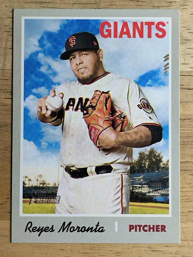 2019 Topps Heritage #337 Reyes Moronta