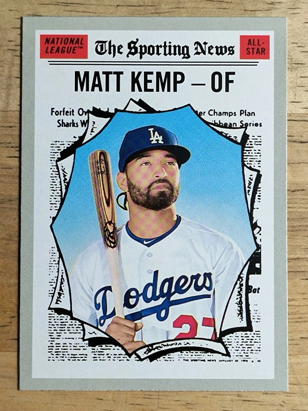 2019 Topps Heritage #366 Matt Kemp AS