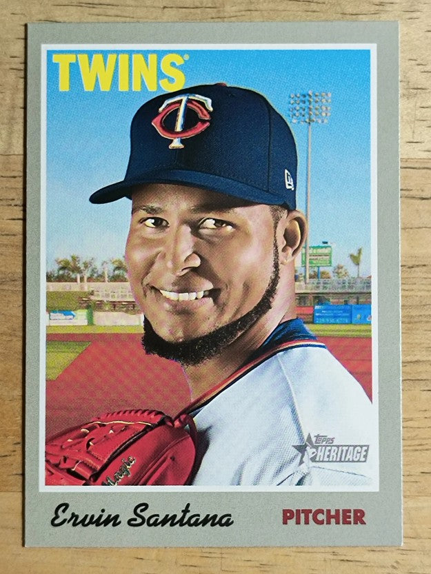 2019 Topps Heritage #336 Ervin Santana