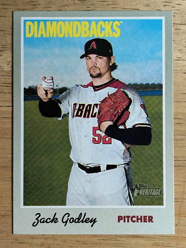 2019 Topps Heritage #47 Zack Godley