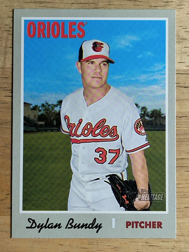 2019 Topps Heritage #319 Dylan Bundy