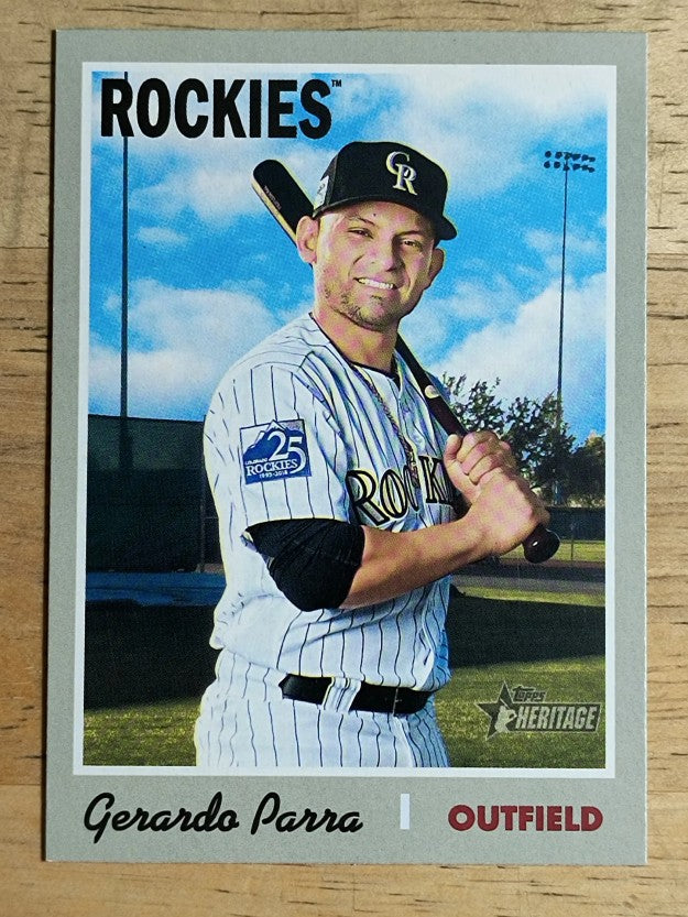 2019 Topps Heritage #248 Gerardo Parra