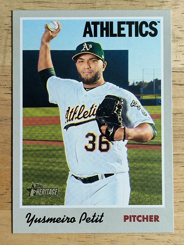 2019 Topps Heritage #41 Yusmeiro Petit