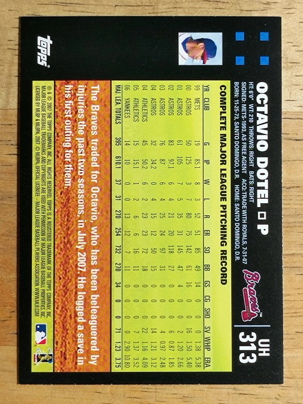 2007 Topps Update #313 Octavio Dotel