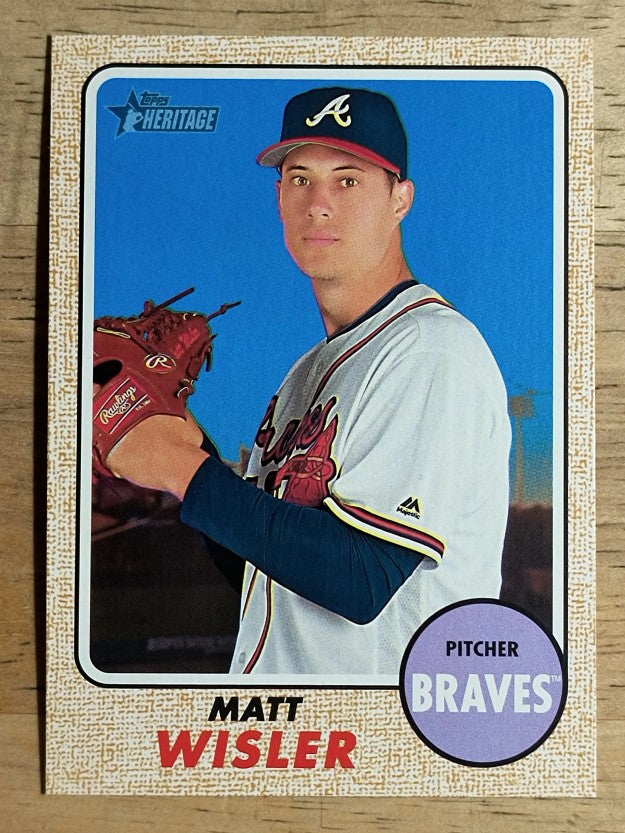 2017 Topps Heritage #112 Matt Wisler