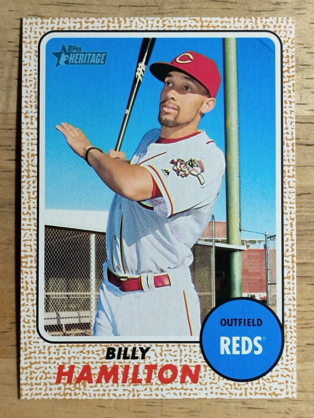 2017 Topps Heritage #90A Billy Hamilton