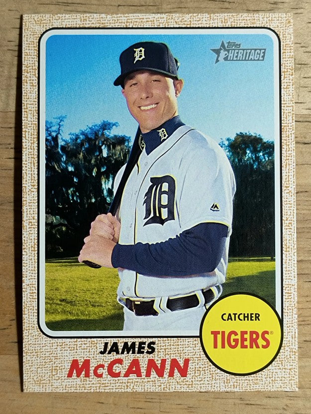 2017 Topps Heritage #242 James McCann