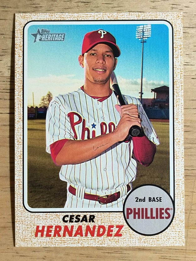 2017 Topps Heritage #294 Cesar Hernandez