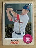 2017 Topps Heritage #140 Brock Holt