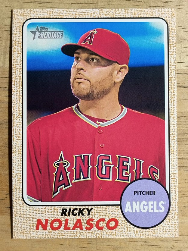2017 Topps Heritage #136 Ricky Nolasco