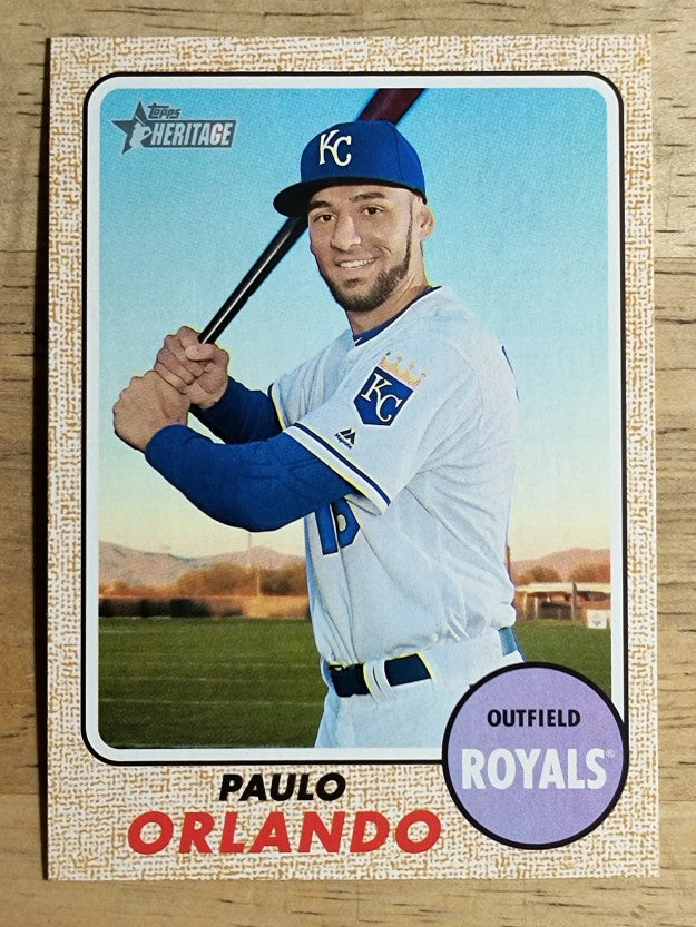 2017 Topps Heritage #276 Paulo Orlando