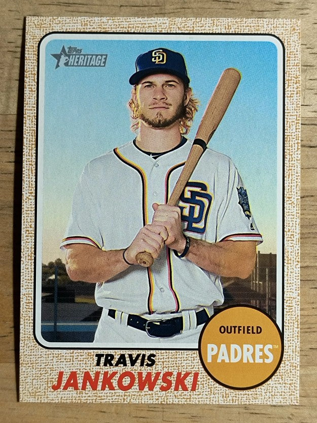 2017 Topps Heritage #241 Travis Jankowski