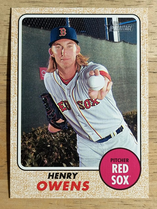 2017 Topps Heritage #186 Henry Owens
