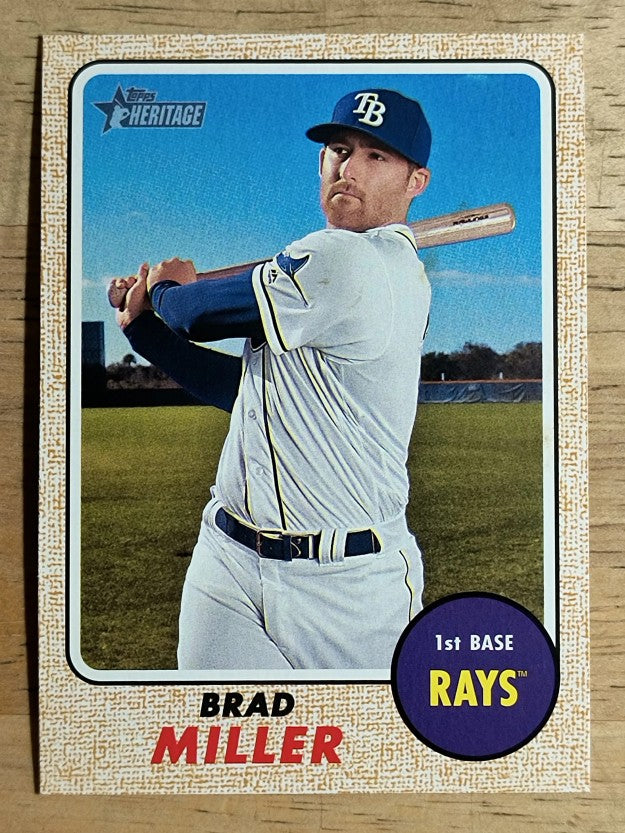 2017 Topps Heritage #329 Brad Miller