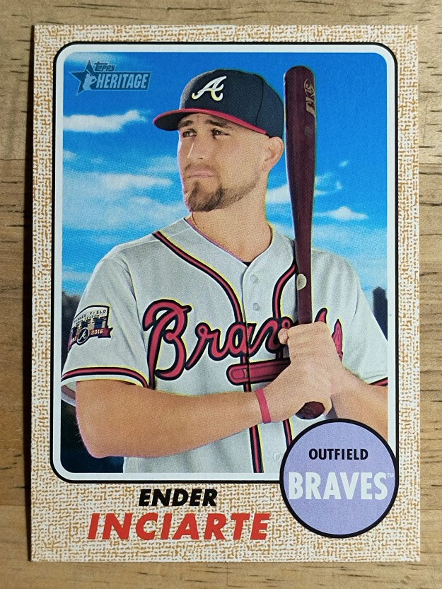 2017 Topps Heritage #252 Ender Inciarte