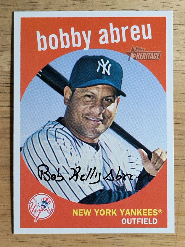 2008 Topps Heritage #154 Bobby Abreu