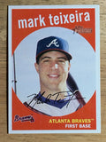 2008 Topps Heritage #4 Mark Teixeira