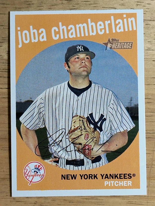 2008 Topps Heritage #348 Joba Chamberlain