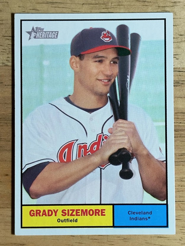2010 Topps Heritage #15a Grady Sizemore