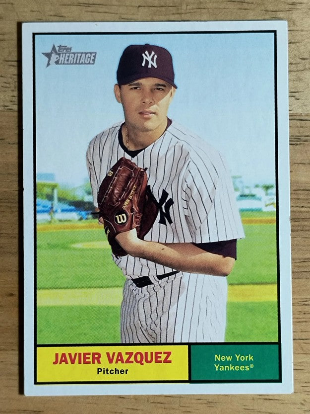 2010 Topps Heritage #200 Javier Vasquez