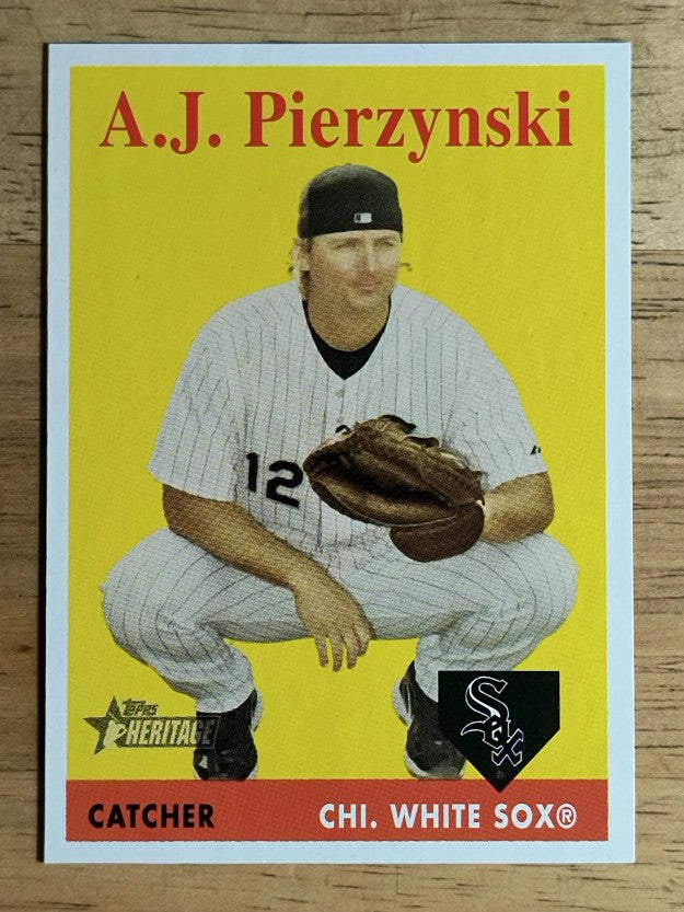2007 Topps Heritage #267 A.J. Pierzynski SP