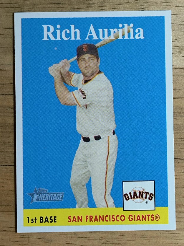 2007 Topps Heritage #268 Rich Aurilia