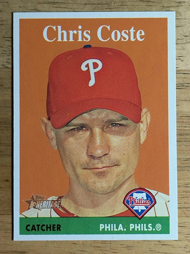 2007 Topps Heritage #271 Chris Coste