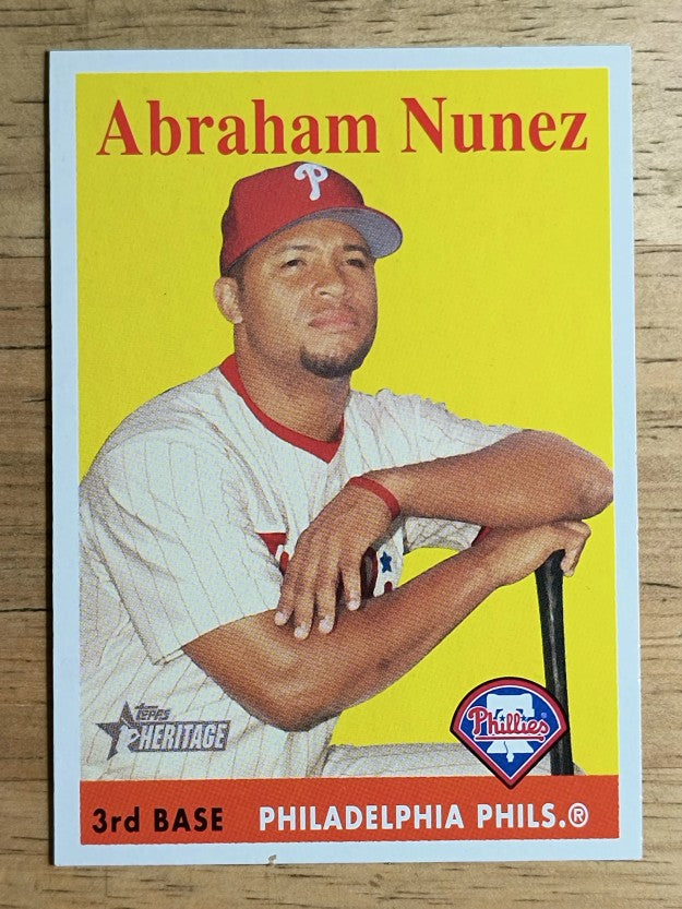 2007 Topps Heritage #274 Abraham Nunez