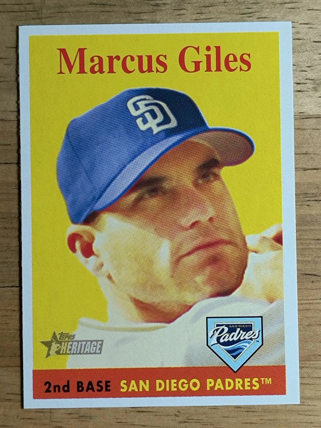 2007 Topps Heritage #190 Marcus Giles