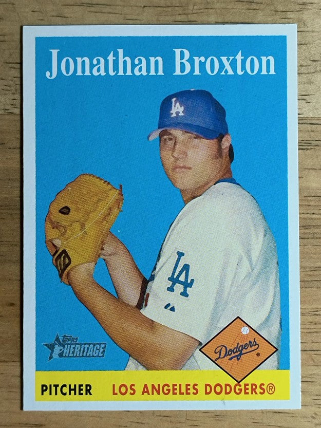 2007 Topps Heritage #191 Jonathan Broxton
