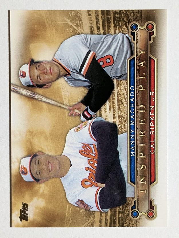 2015 Topps Inspired Play #I1 Manny Machado/Cal Ripken Jr.
