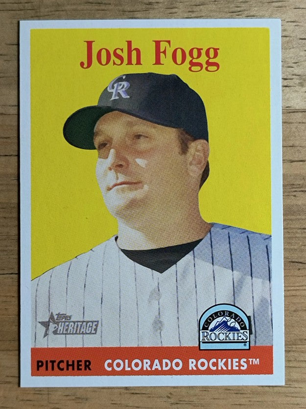 2007 Topps Heritage #200 Josh Fogg