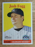 2007 Topps Heritage #200 Josh Fogg