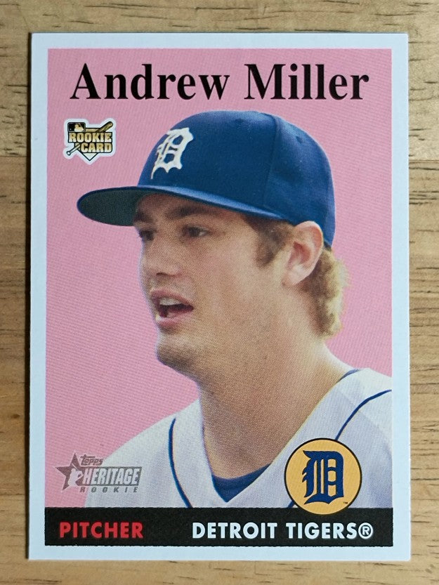 2007 Topps Heritage #206 Andrew Miller RC