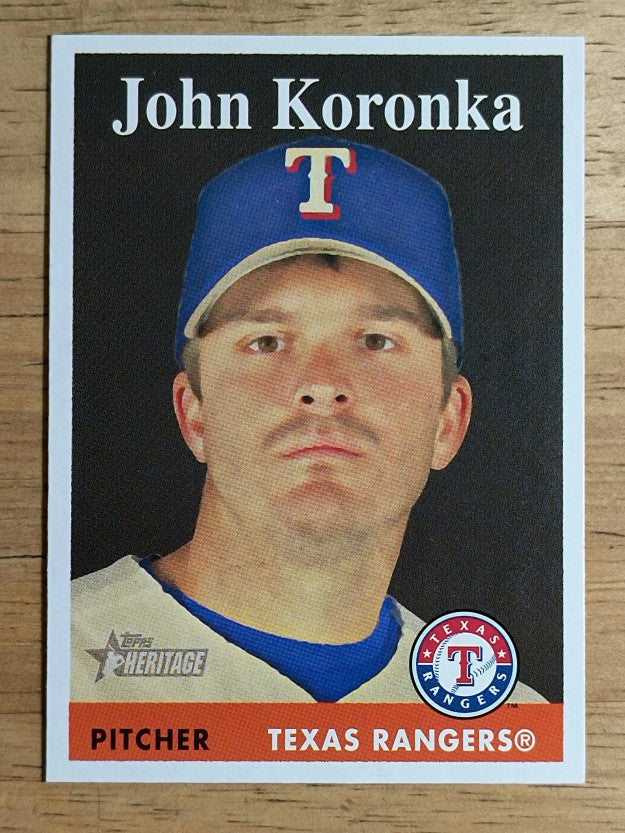 2007 Topps Heritage #207 John Koronka