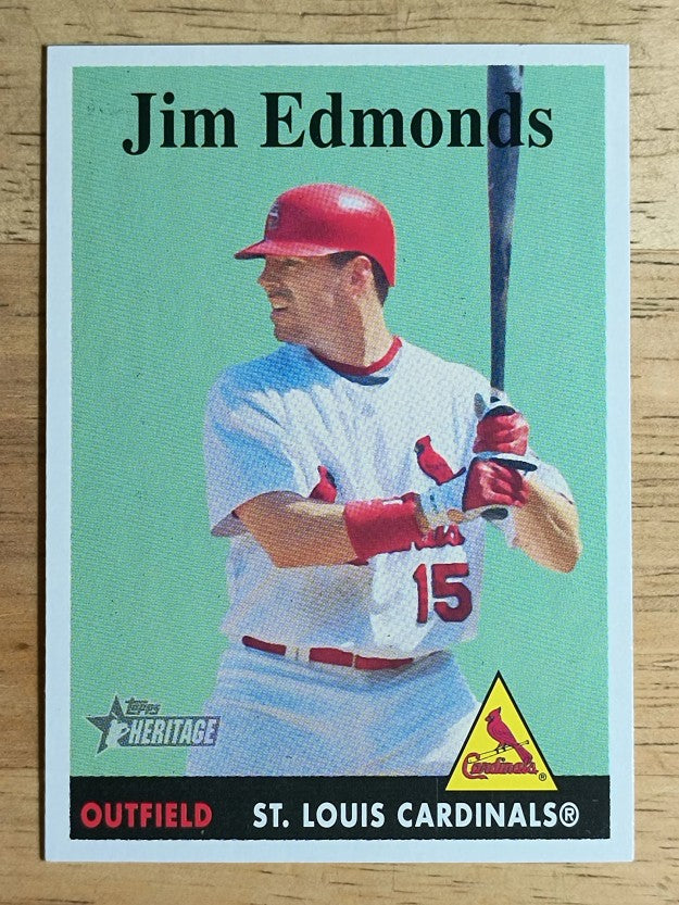 2007 Topps Heritage #210 Jim Edmonds
