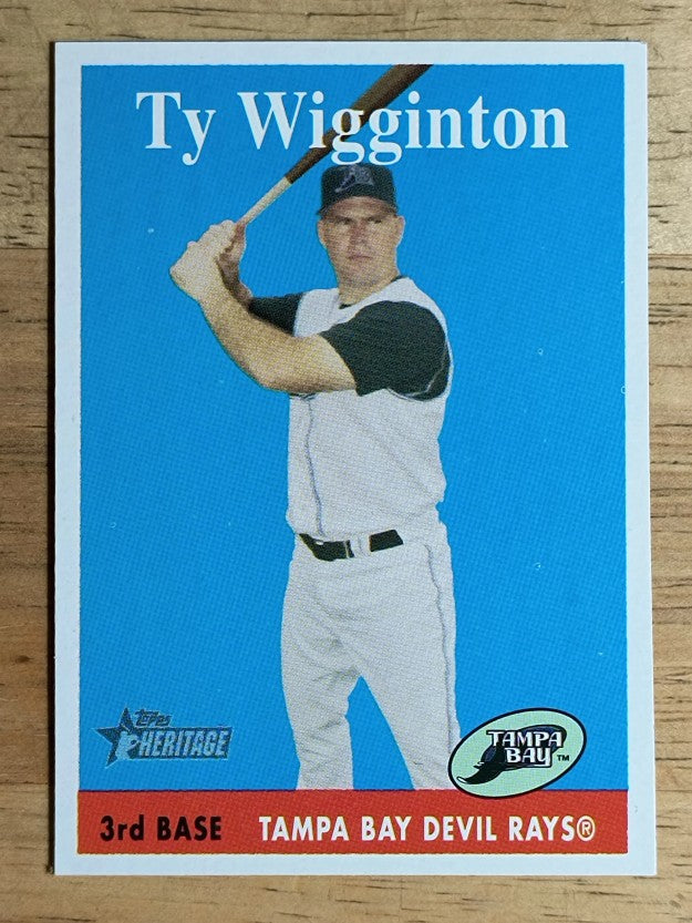 2007 Topps Heritage #212 Ty Wigginton SP