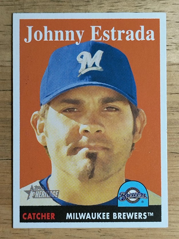 2007 Topps Heritage #236 Johnny Estrada
