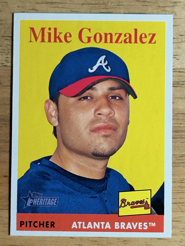 2007 Topps Heritage #241 Mike Gonzalez