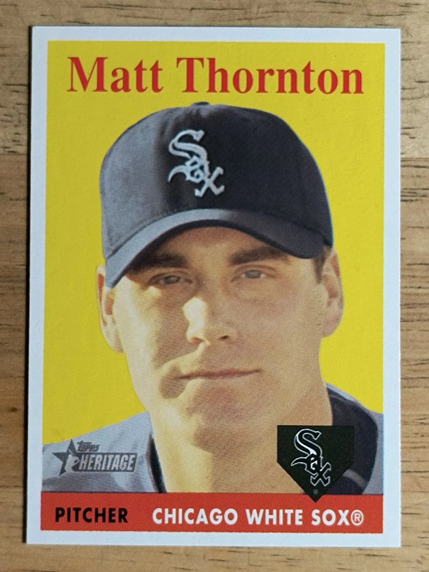 2007 Topps Heritage #249 Matt Thornton SP