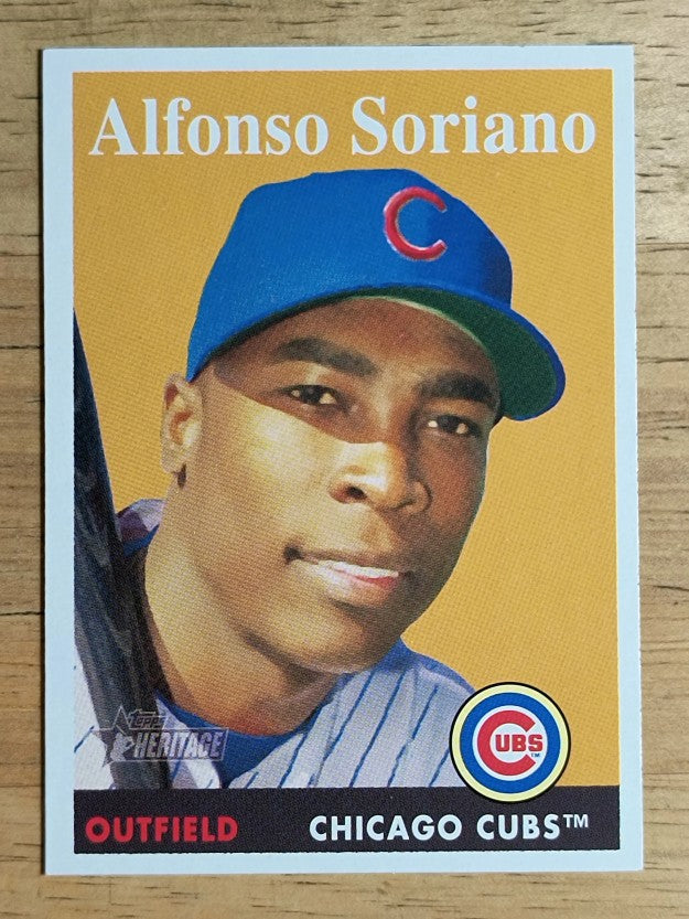 2007 Topps Heritage #250 Alfonso Soriano