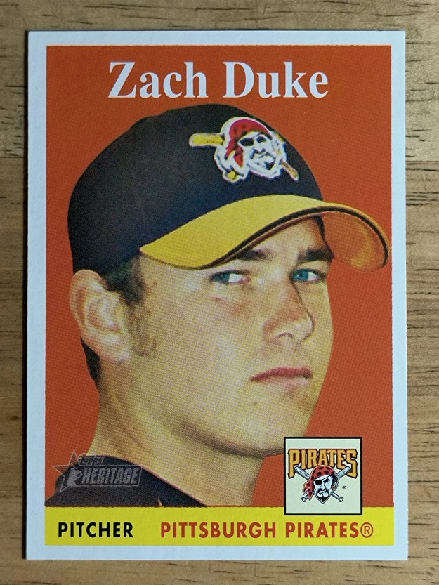 2007 Topps Heritage #253 Zach Duke
